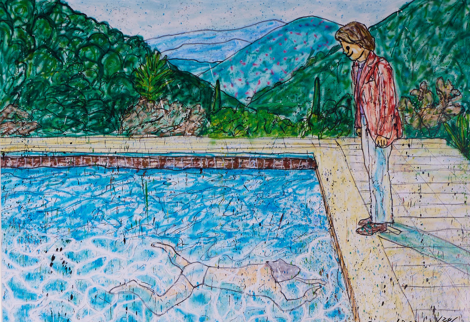 Portrait of an Artist (Pool with Two Figures) – MADSAKI