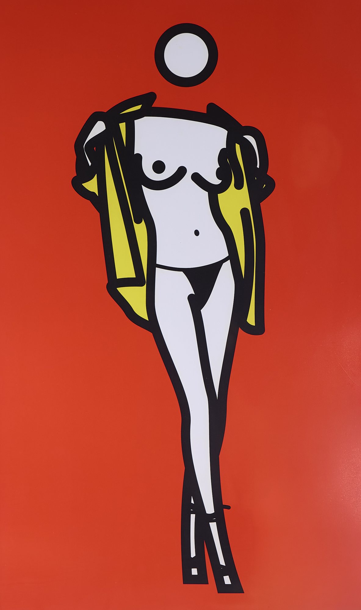 Woman Taking Off Man's Shirt – ジュリアン・オピー